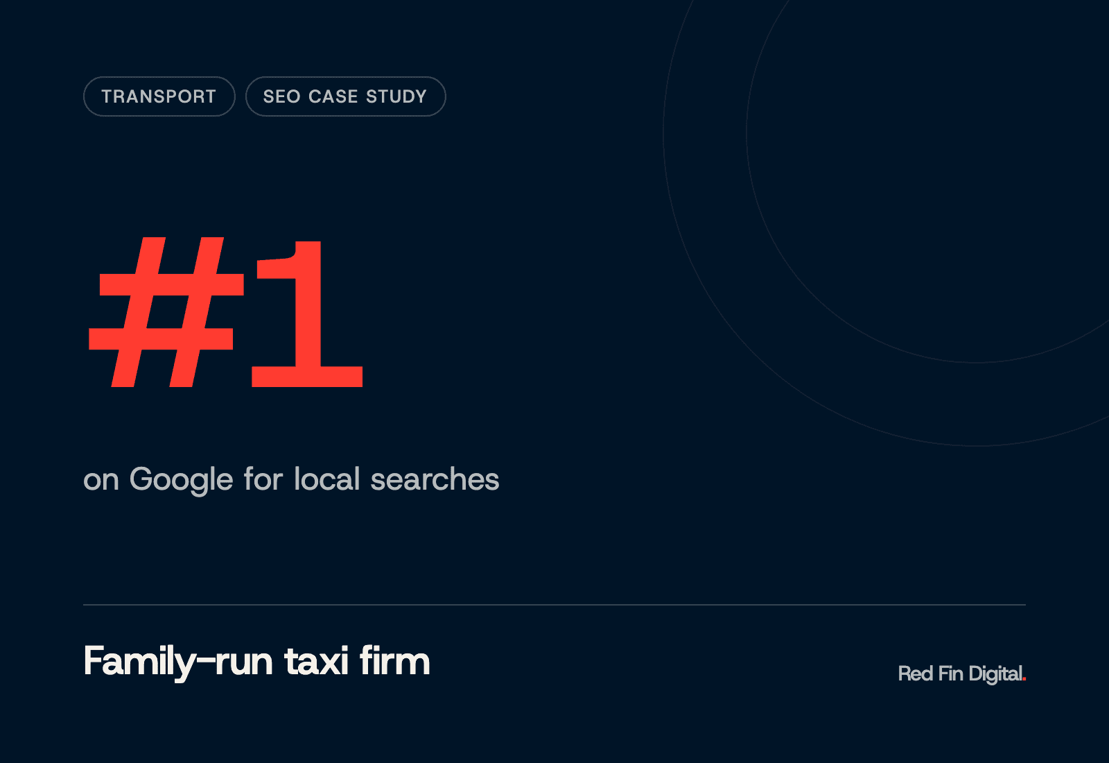 Family-run taxi firm: SEO case study results